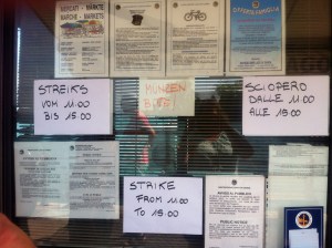 Strejkinformation eller långlunch?