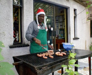 Julaftonslunch i Soweto