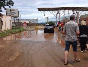 Gränsövergång mellan Swaziland och Sydafrika